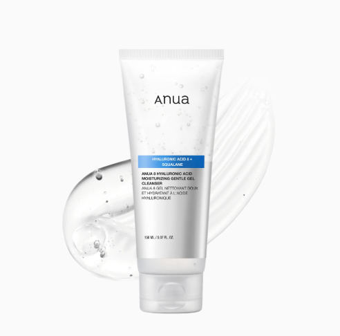 Anua 8 Hyaluronic Acid + Squalane Moisturizing Gentle Gel Cleanser 150 ml