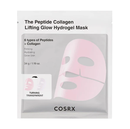 COSRX - The Peptide Collagen Lifting Glow Hydrogel Mask 34g