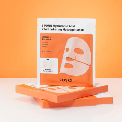 COSRX 5 PDRN Hyaluronic Acid Vital Hydrating Hydrogel Mask 34gr