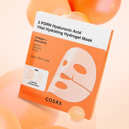 COSRX 5 PDRN Hyaluronic Acid Vital Hydrating Hydrogel Mask 34gr