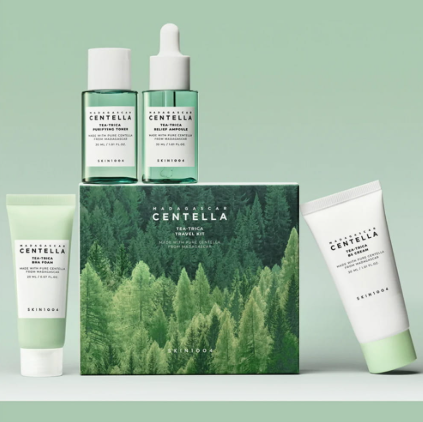 Madagascar Centella Tea-Trica Travel Kit 20ml, 30ml, 30ml, 30ml
