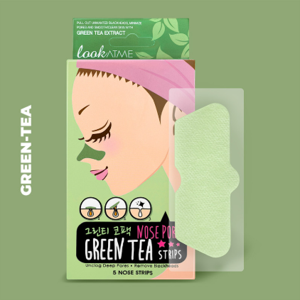 LOOK AT ME Nose Pore Green Tea Strips (5 pcs)