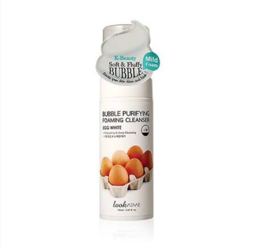 LOOK AT ME BUBBLE PURIFYING FOAMING CLEANSER EGG WHITE 150ml