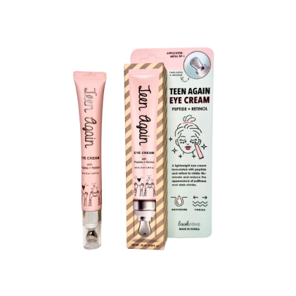 LOOK AT ME  Teen Again Metal Head Tip Eye Cream Peptides & Retinol 25ml