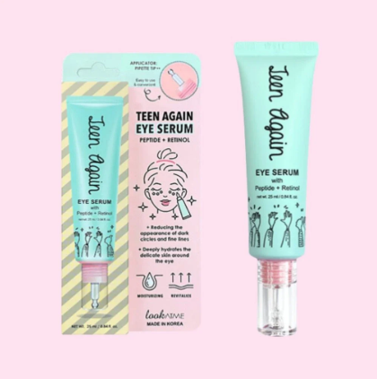 LOOK AT ME  Teen Again Pipette Tip Eye Serum  Peptide & Retinol 25ml