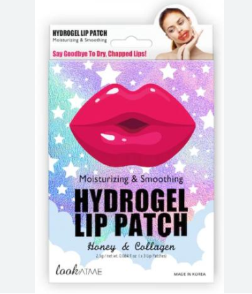 LOOK AT ME Hydrogel Lip Patch  Honey & Collagen 1τμχ