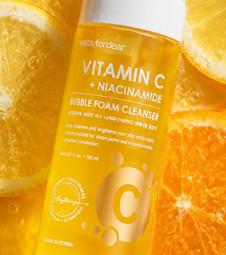 MEDIFORDEAR  Vitamin C + Niacinamide Bubble Foam Cleanser 210g