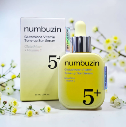 Numbuzin No.5+ Glutathione Vitamin Tone-up Sun Serum 30g