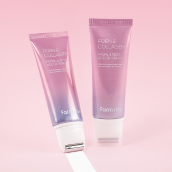 Farmstay  PDRN & Collagen Facial & Neck Roller Serum 100m
